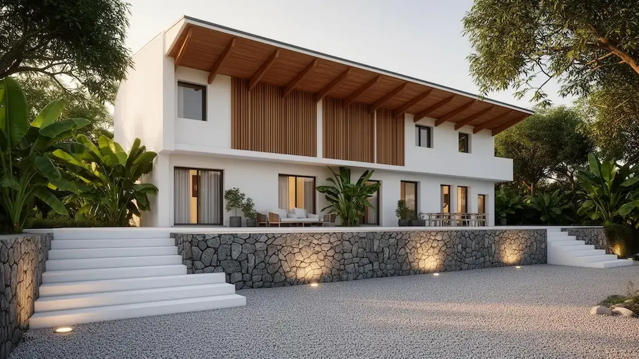 Casa prefabricada sostenible modelo 220 m² en Canarias
