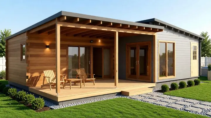 Casa prefabricada en Arrecife, Lanzarote · modelo compact 60 m²