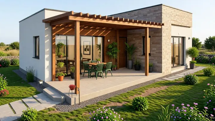 Casa prefabricada en Puerto del Rosario, Fuerteventura · modelo compact 60 m²