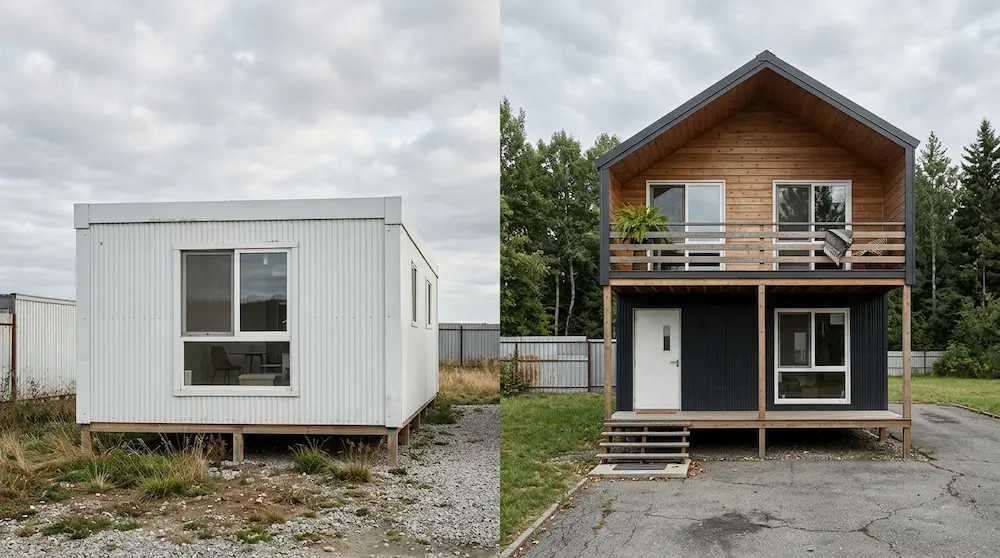 Comparativa precio casa prefabricada básica y premium en Canarias 2026