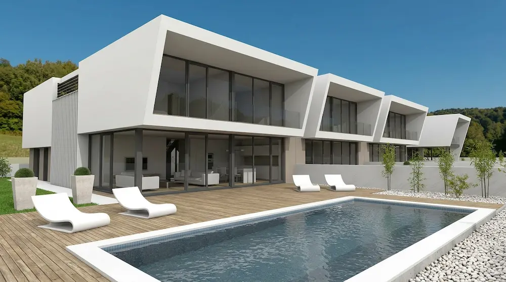 Casa prefabricada Steel Framing en Canarias, estructura de acero galvanizado