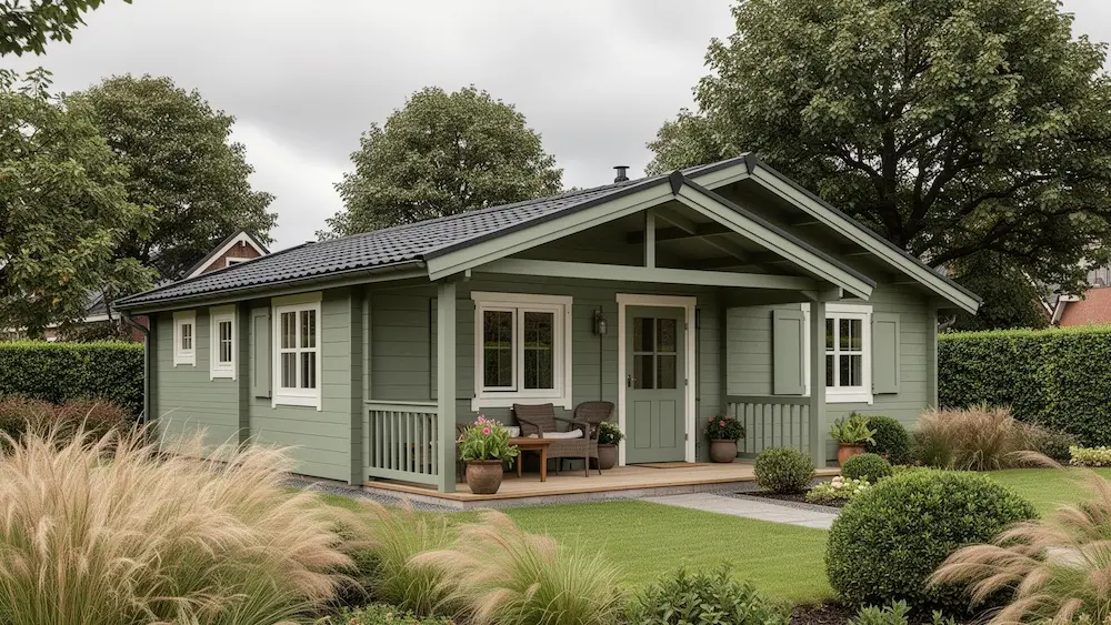 Casa prefabricada de madera en Canarias, ideal para medianías con humedad alta