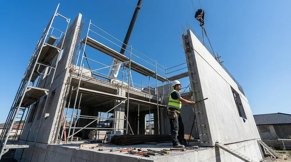 Montaje de casa prefabricada en Canarias, proceso rápido en fábrica