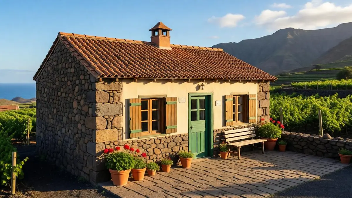 Casa prefabricada en terreno rústico legalizada en Canarias