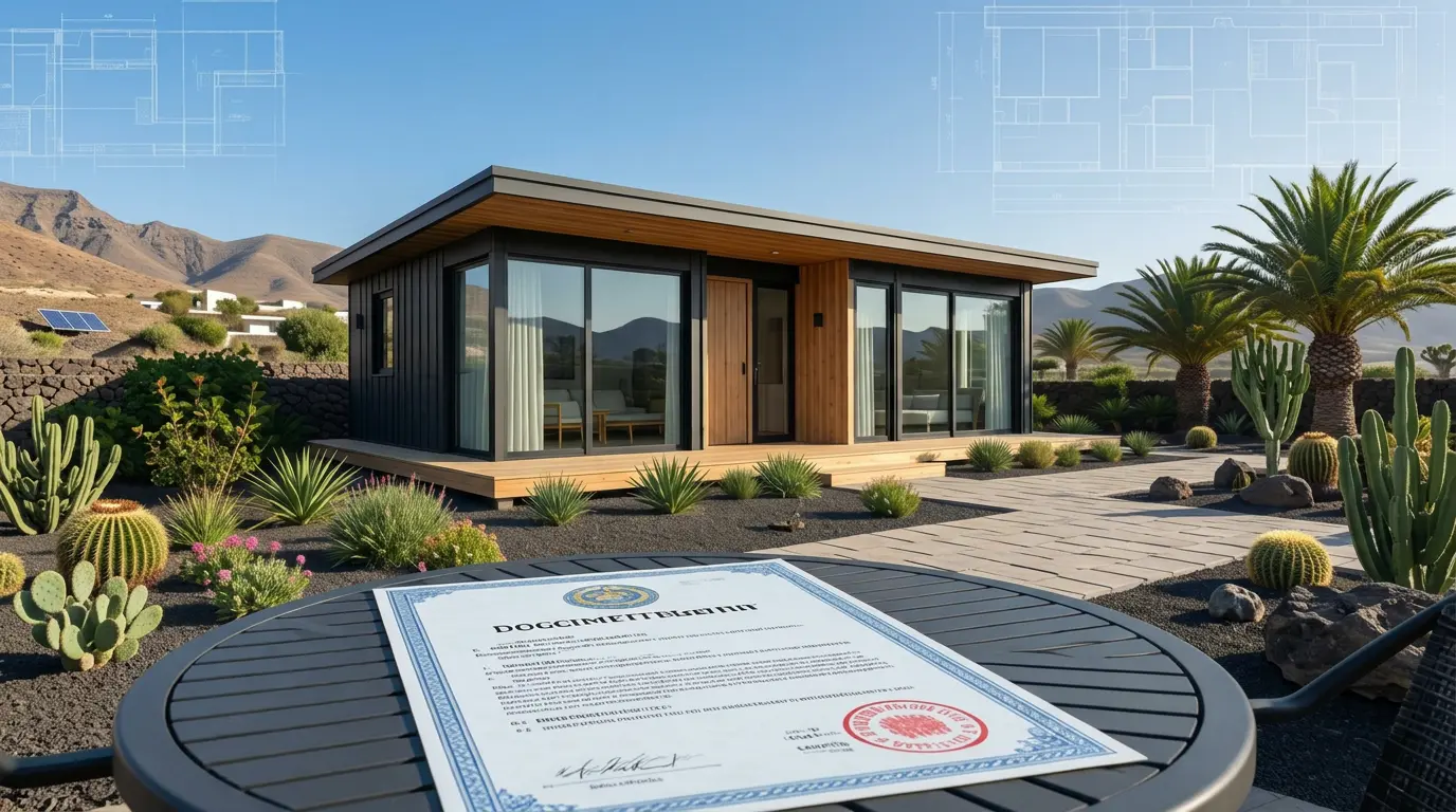 Cédula de habitabilidad casa prefabricada Canarias